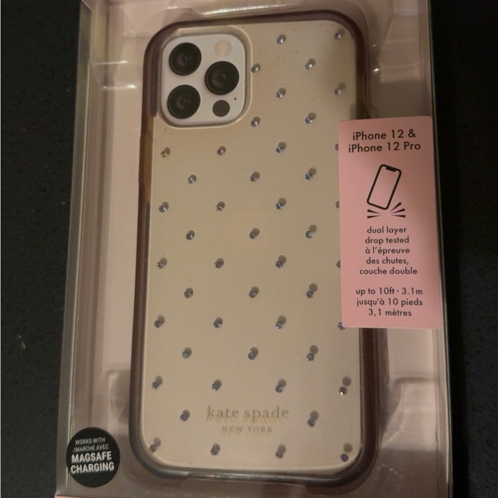 Kate Spade New York Pin Dot Gems: IPhone 12 / 12 Pro Hardshell Case
